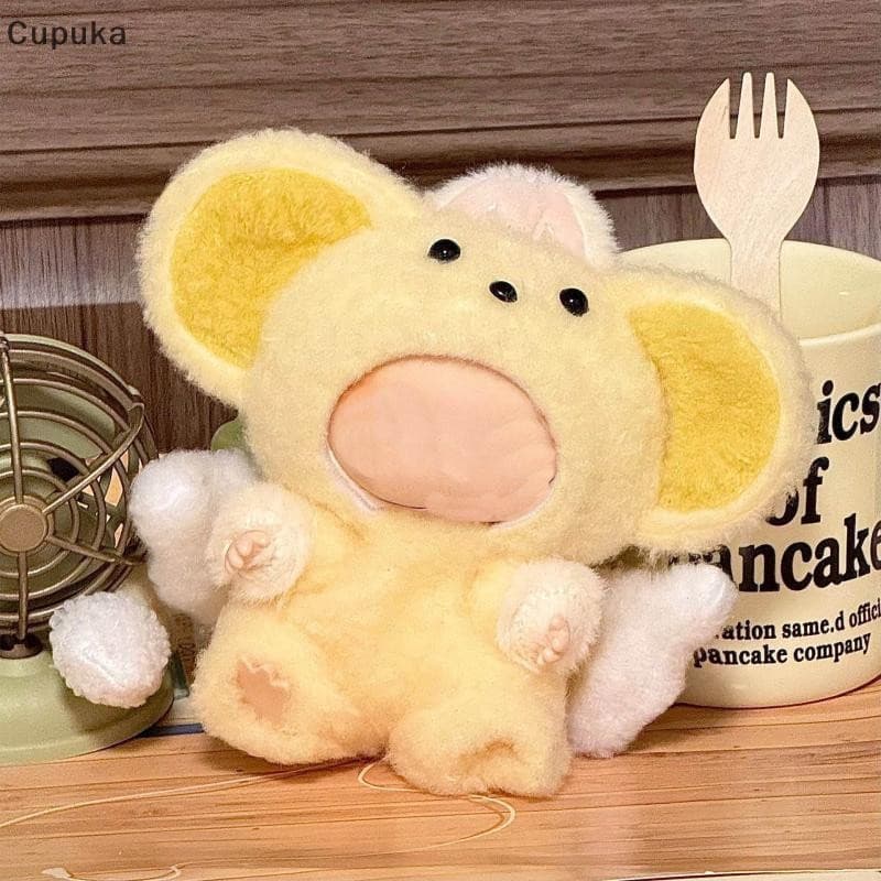 Cupuka 1 Peça Roupas De Bebê Com Capa De Cabeça Cauda Para 18cm V1 V2 Idol Bonecas Mini Boneca De Pelúcia Substituição B