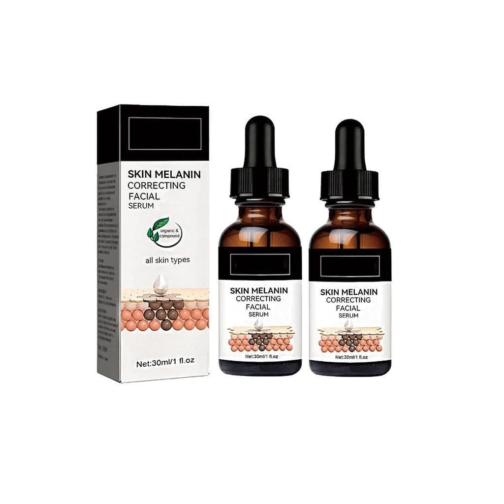 Sérum Facial Corretor de Melanina 2025, Corretor de Manchas Escuras, Sérum Facial Diário, Kit de 2 Peças LM6B ILKL