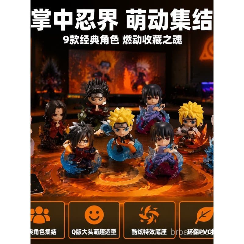Novas Figuras Definitivas de Naruto: Uzumaki Naruto, Itachi, Kakashi Hatake, Zabuza - Figuras em Caixa Surpresa