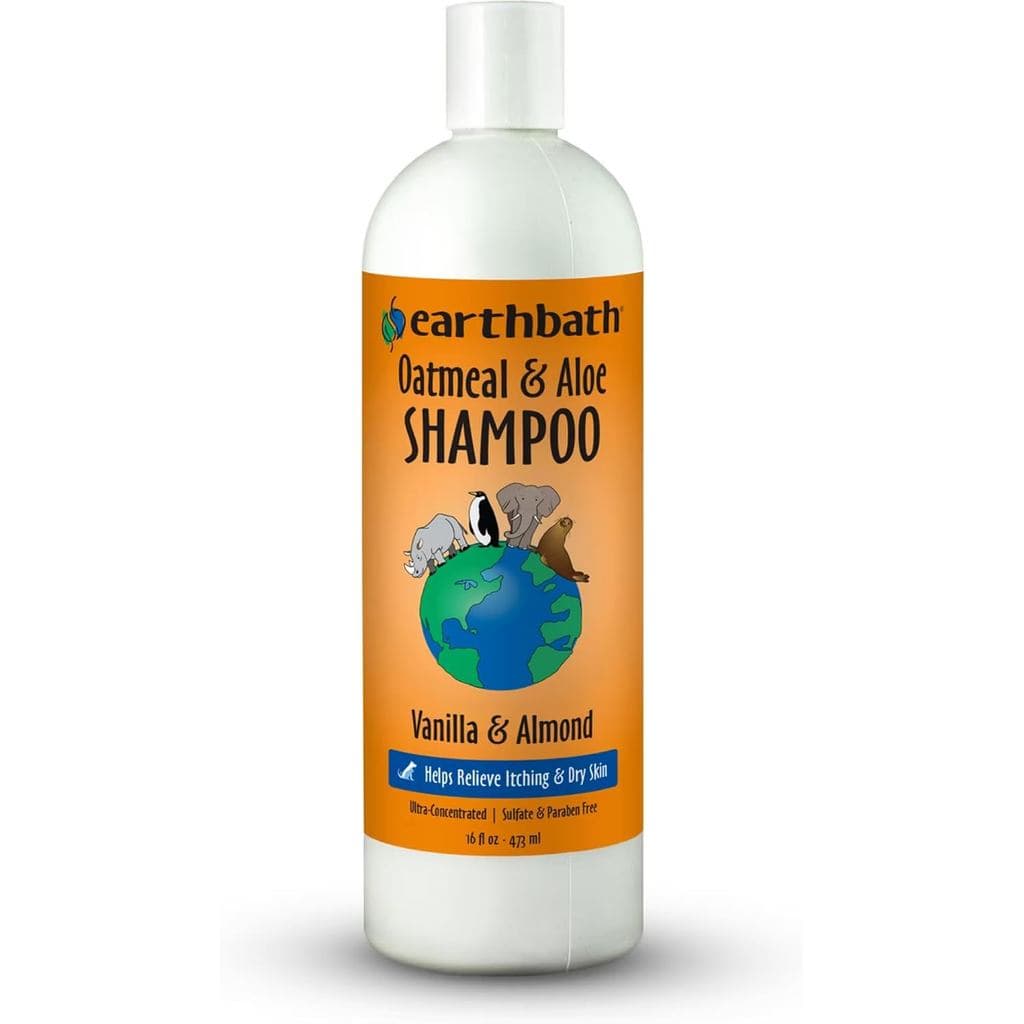 Shampoo Earthbath Aveia e Aloe para Cabelos com Coceira, 16 Oz (1 Unidade) |   Shampoo de Aveia para Cabelos Secos, Alív
