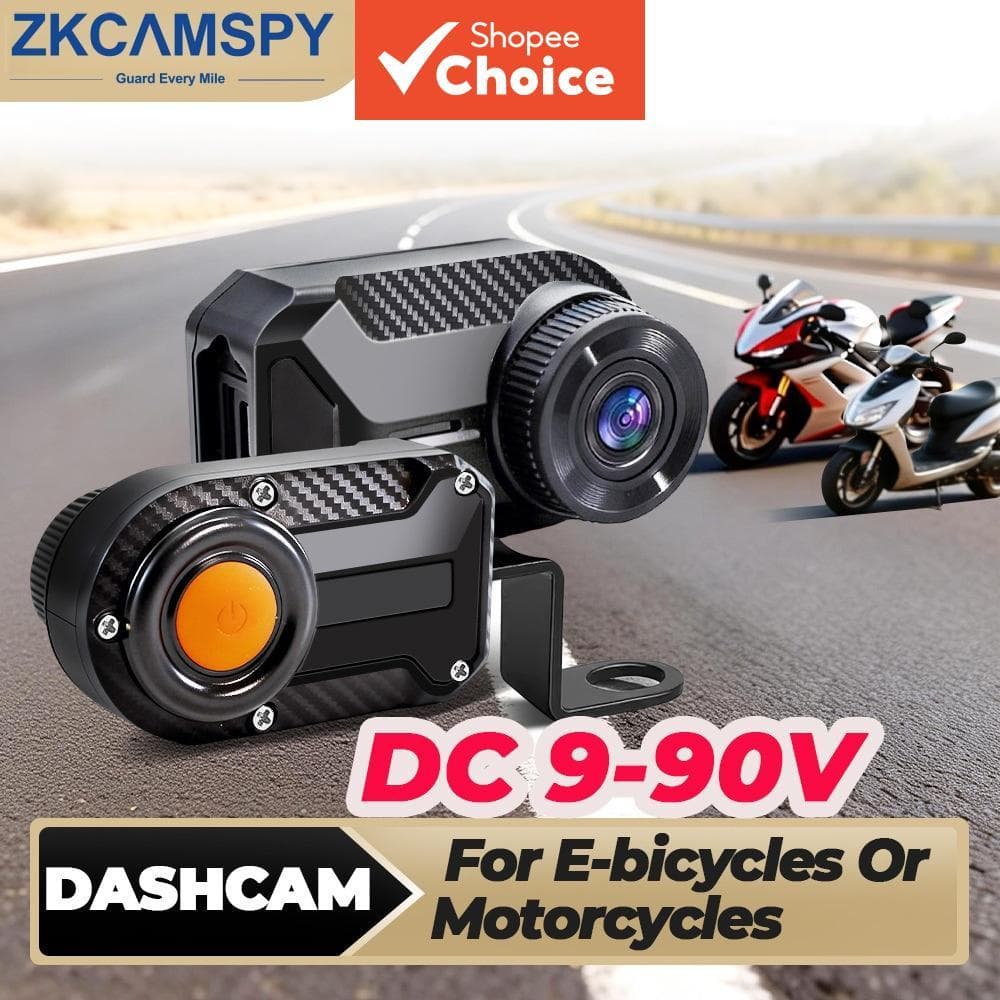 Câmera Veicular para Moto DVR 2K 30fps Filmadora de Bicicleta Elétrica Montanha Câmera de Capacete para Motociclista