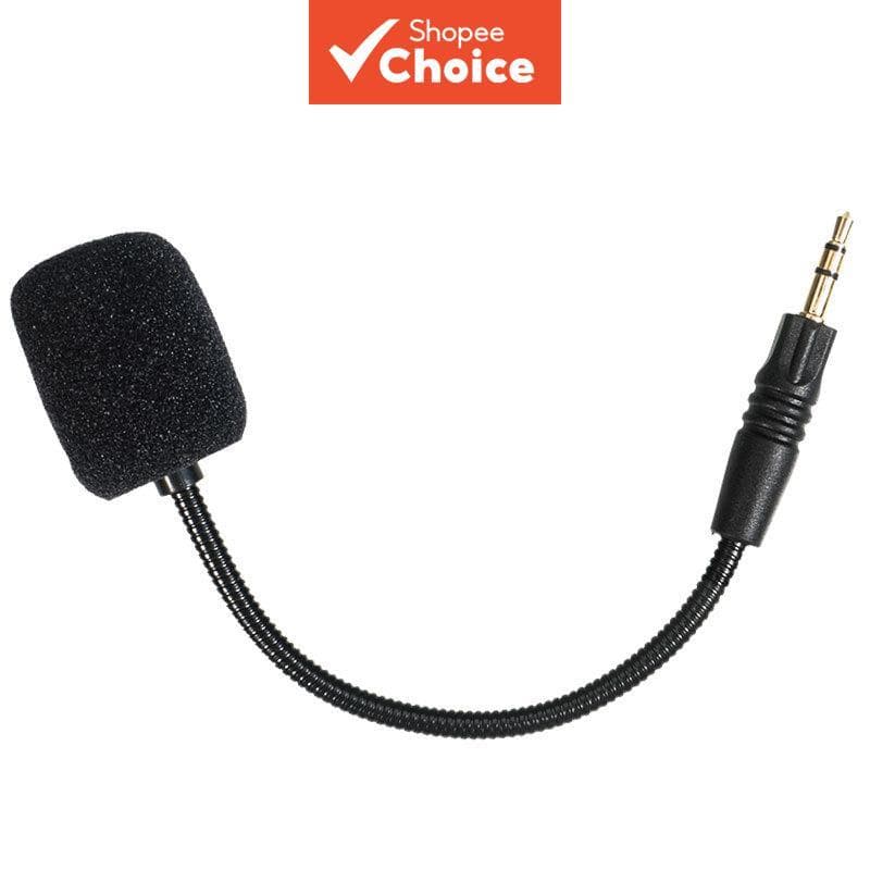 Microfone de Mão Mini Microfone com Plug Estéreo 3,5mm Condensador Rotativo, Plug and Play, Fio para Celular e Laptop