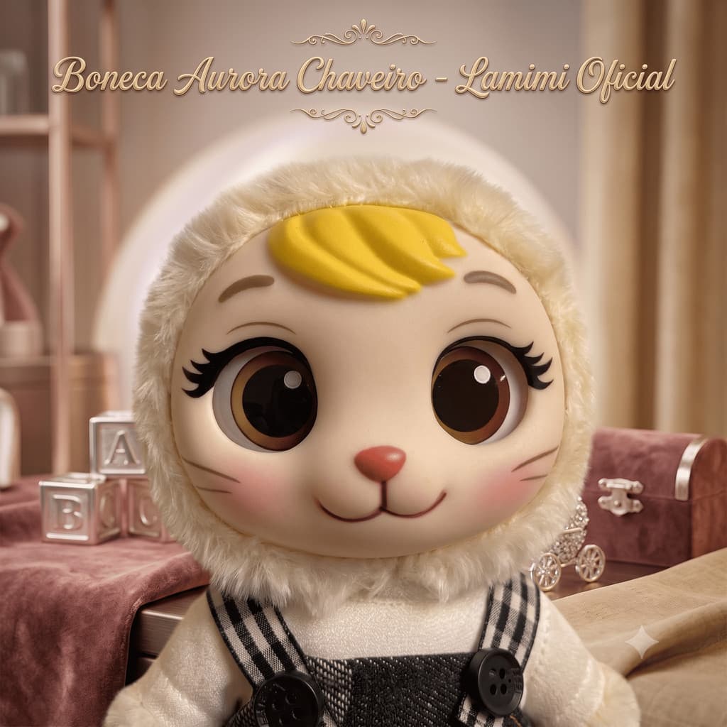 Boneca Chaveiro Aurora Lamimi Oficial