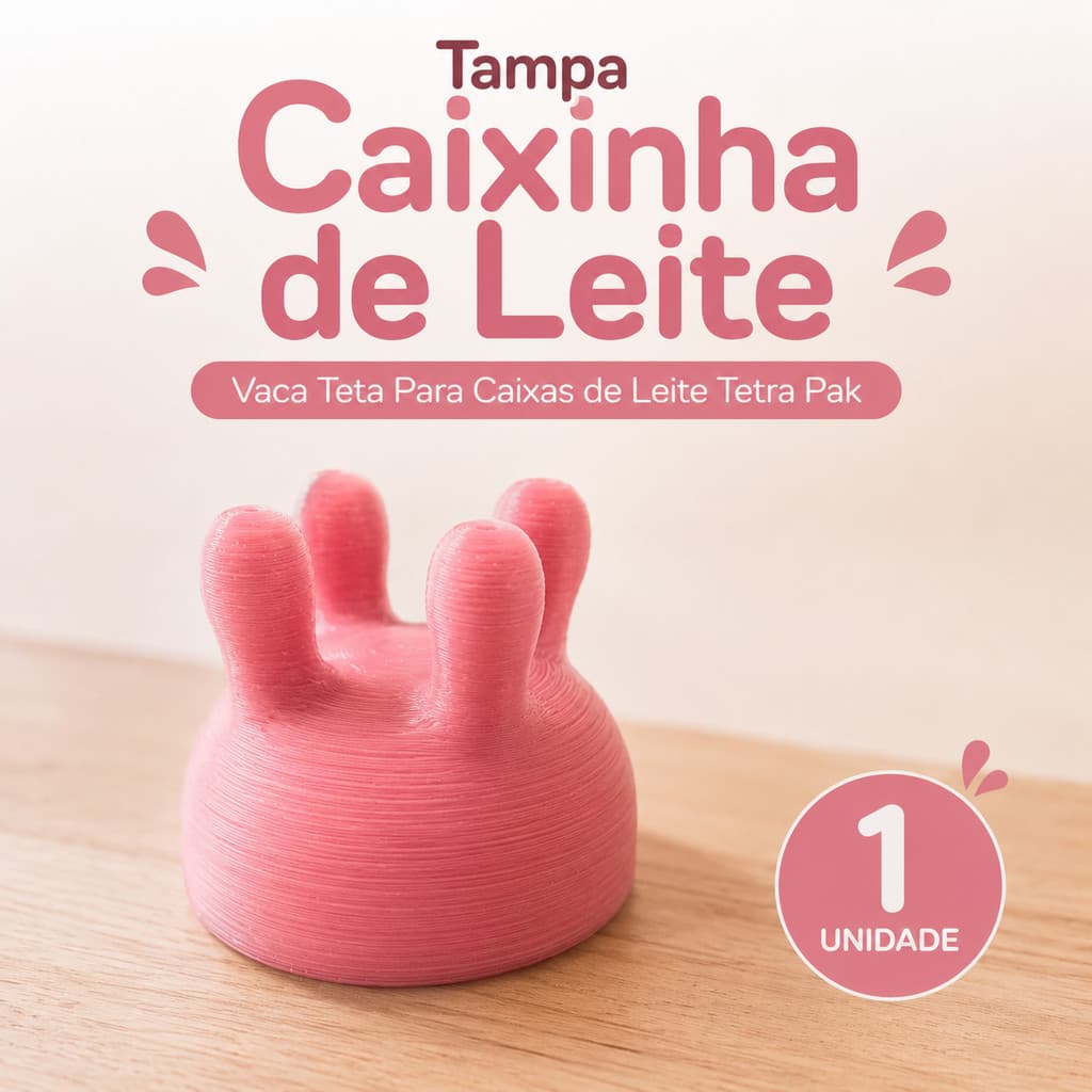 Tampa Caixinha de Leite Vaca Teta Para Caixas de Leite Teta Pak