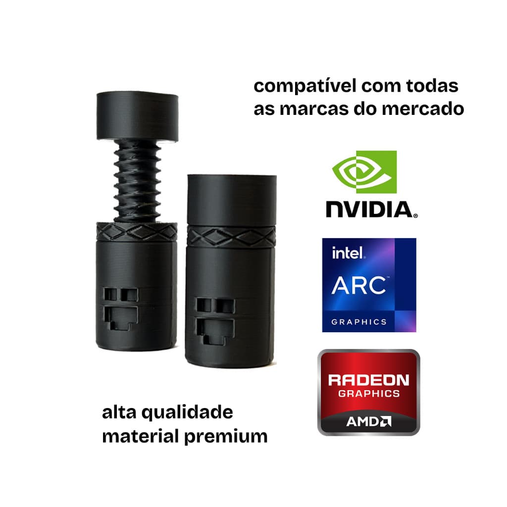 Suporte Ajustável Placa de Vídeo GPU 4cm-6cm | Vertical Universal premium