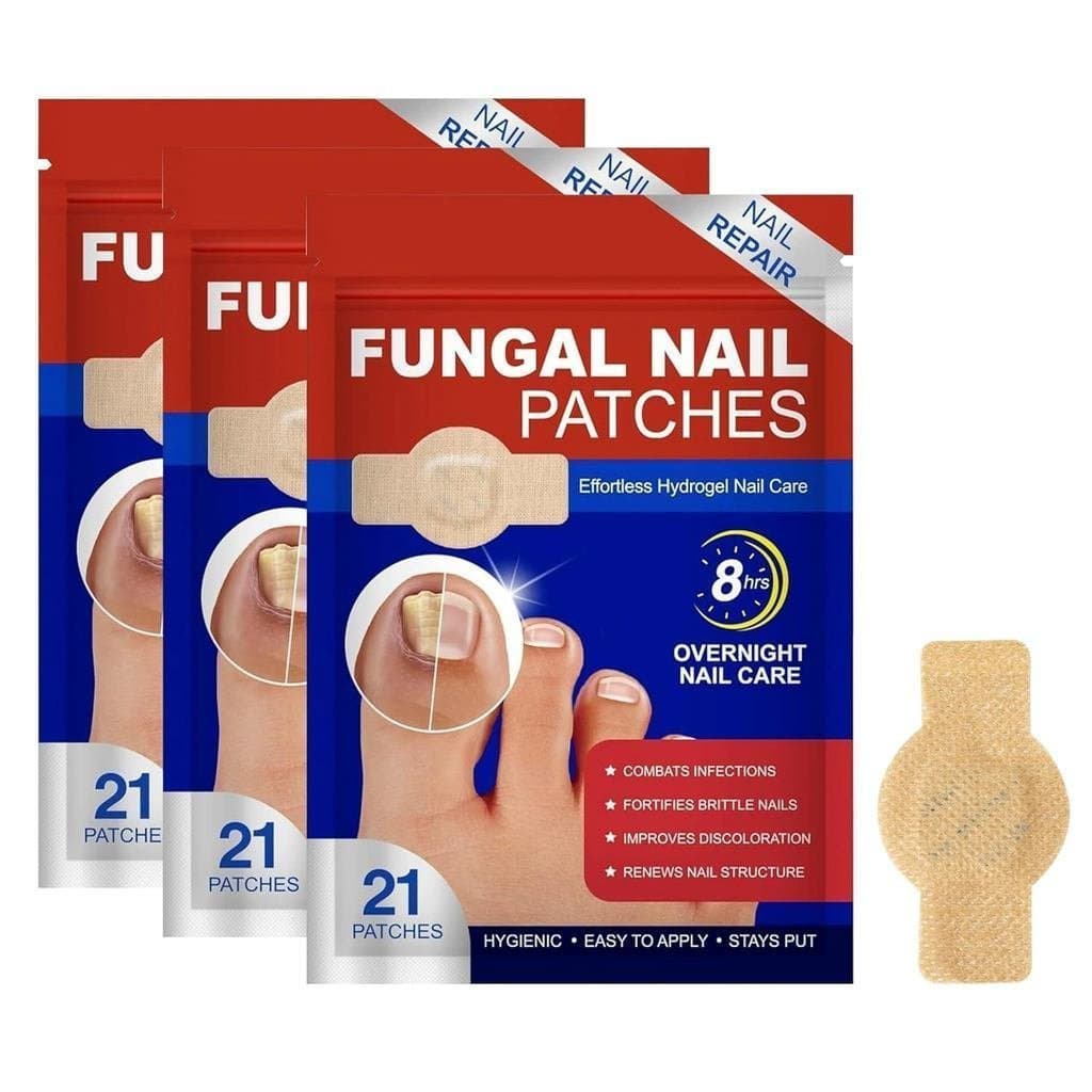Adesivos para onicomicose, 63 peças, em formato de cogumelo, adesivos para correção de unhas, adesivos corretivos.
