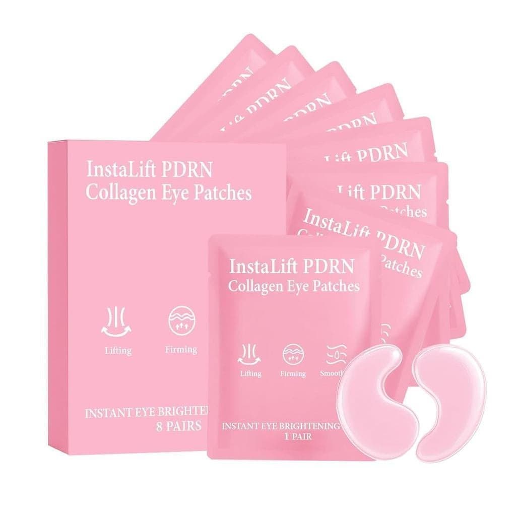 Patches para os olhos Instalift PDRN & Collagen, adequados para olheiras e inchaço nos olhos, máscara hidratante anti-ru
