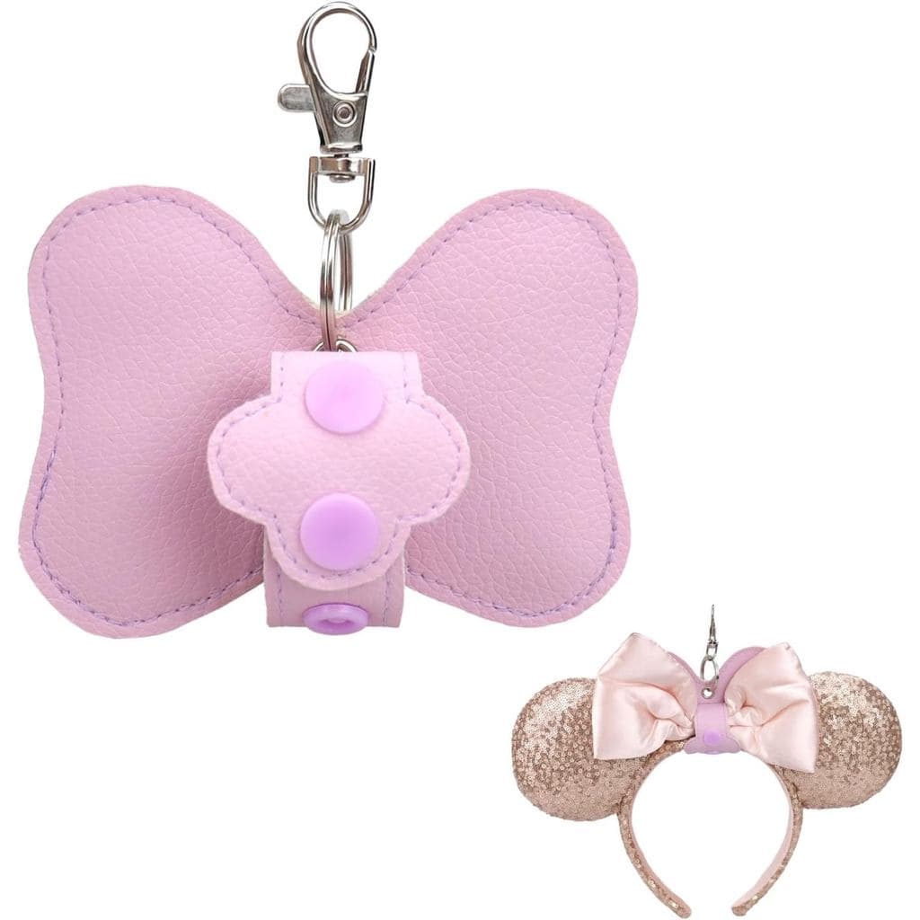 rainbowstar 2 Pack Mouse Ears Holder for Backpack Bag Headband Holder Lanyard Strap Keychain Headband Hanging Display Or
