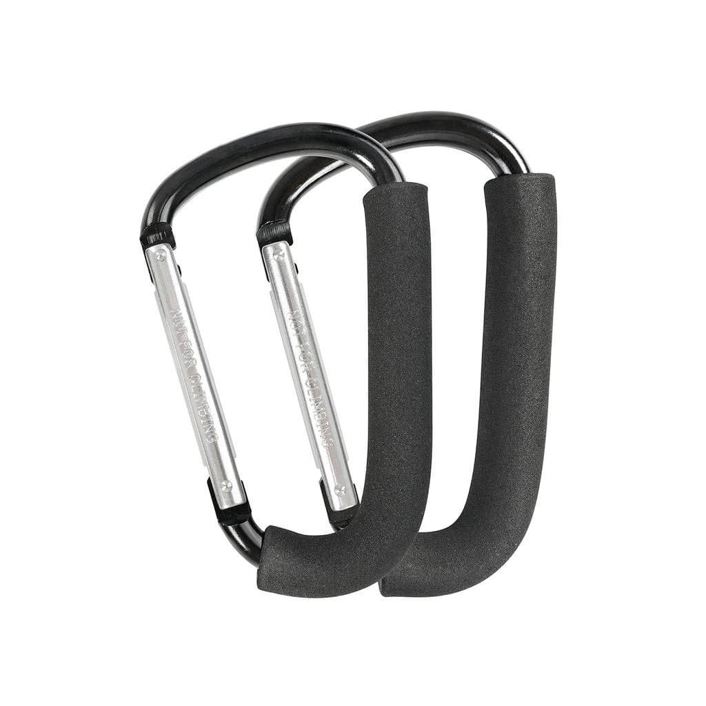 Ganchos para Carrinho de Bebê, Clipe Grande de 6,3" para Carrinho de Bebê, Pacote com 2 Ganchos para Pendurar Sacolas e