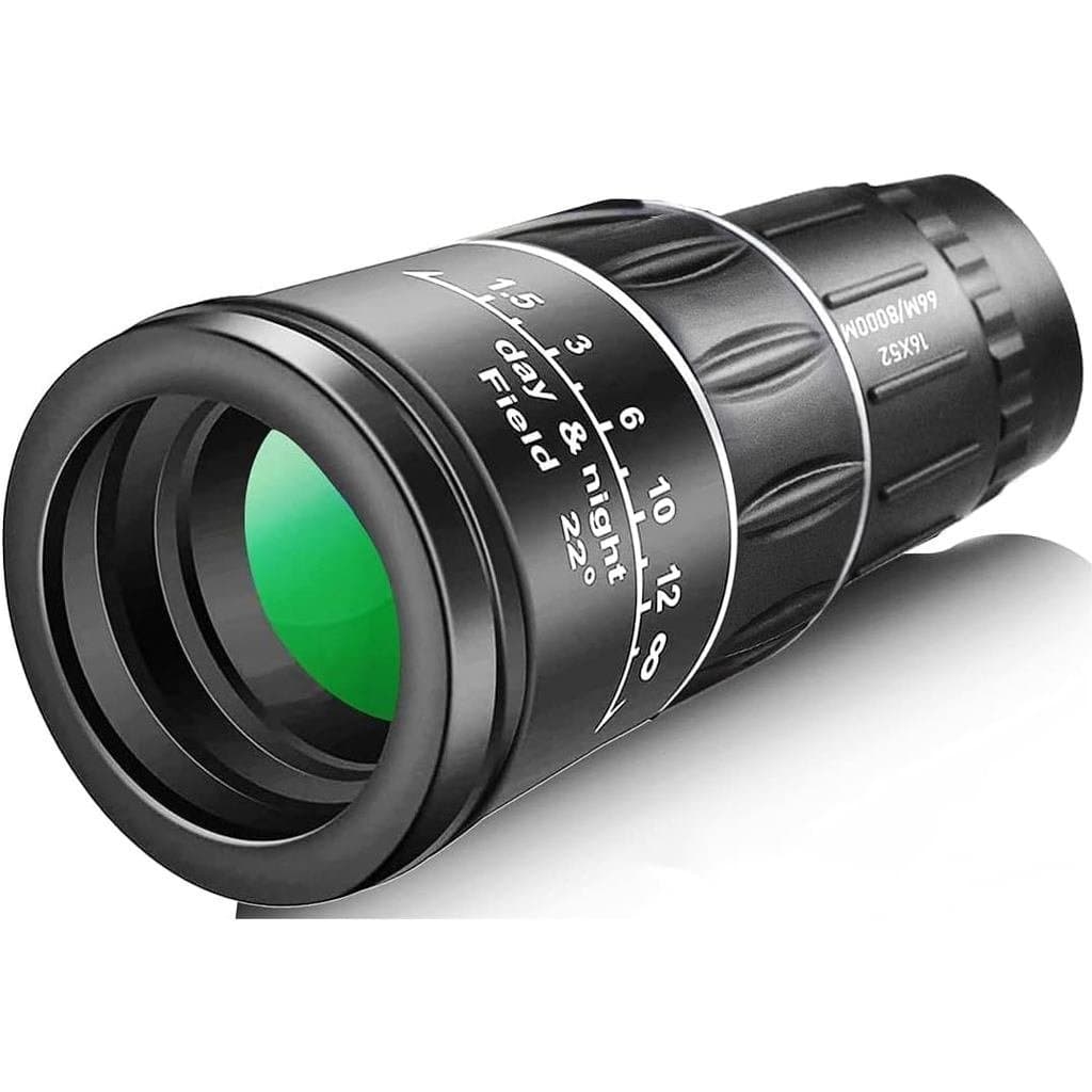 Telescópio Monocular de Alta Potência 16X52 para Adultos - Prisma de Potência 2025, Lente HD Compacta, Ideal para Presen