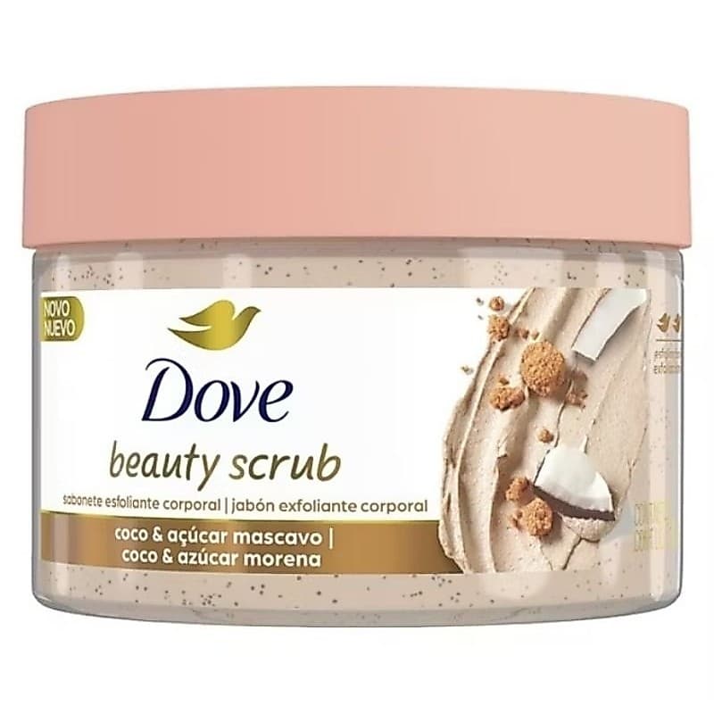 Dove Beauty Scrub Esfoliante Corporal Coco e Açúcar Mascavo 280g