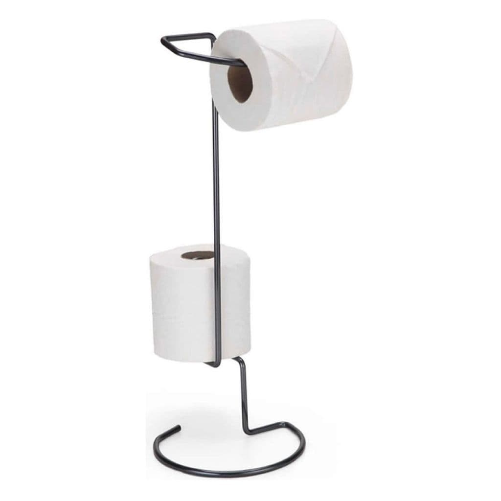 Porta Papel Higiênico Chão Com Dispenser Arthi Ônix