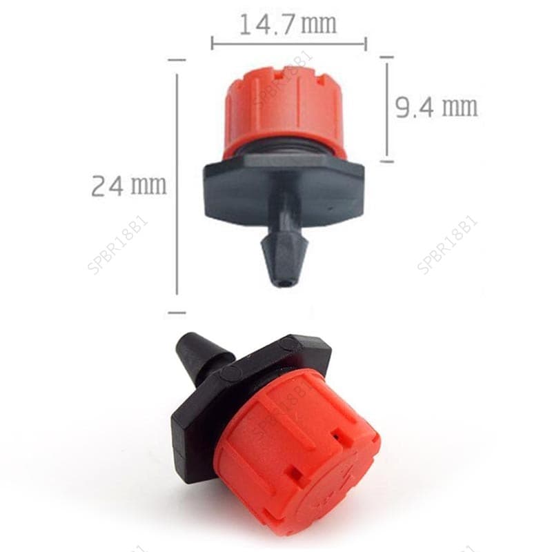 Sistema De Rega De Jardim Com 8 Furos , Micro Irrigação Por Gotejamento Ajustável , Gotejadores De , Bicos Fluxo Emissor