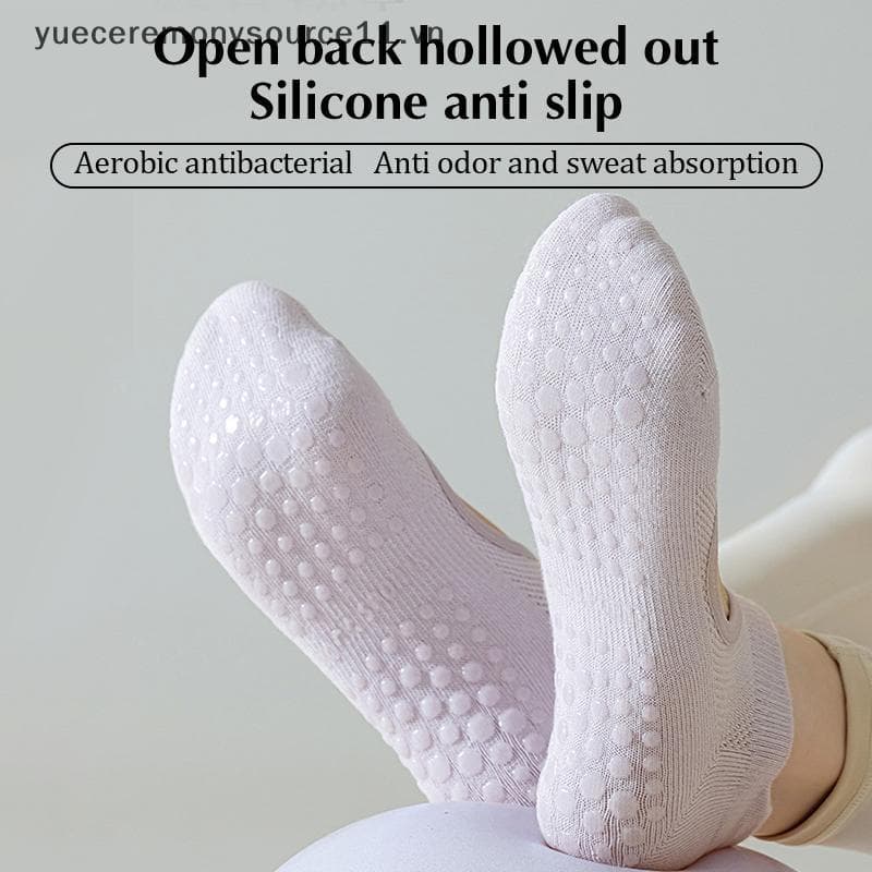 " YS À Prova De Intempéries 90 % Algodão Yoga Sos Anti-Skid Silicone Interior Fitness Pu Lati Feminino Desossado Ba Vaza