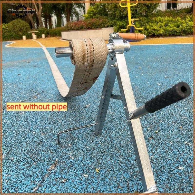 Chuaniaji Portátil Máquina De Carretel De Mangueira Manual Enrolador De Água De Fogo Dobrável Artefato De Irrigação Agrí