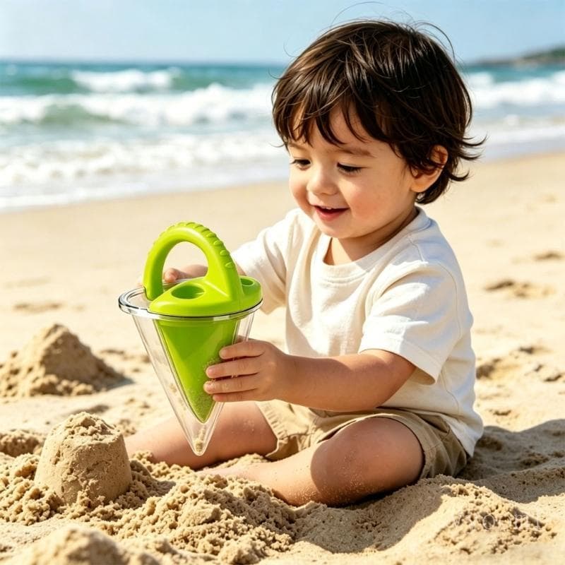 yyooml Praia Areia Brinquedo Derramando Funil Para Diversão Educacional Atividade Sandcastle Criativ