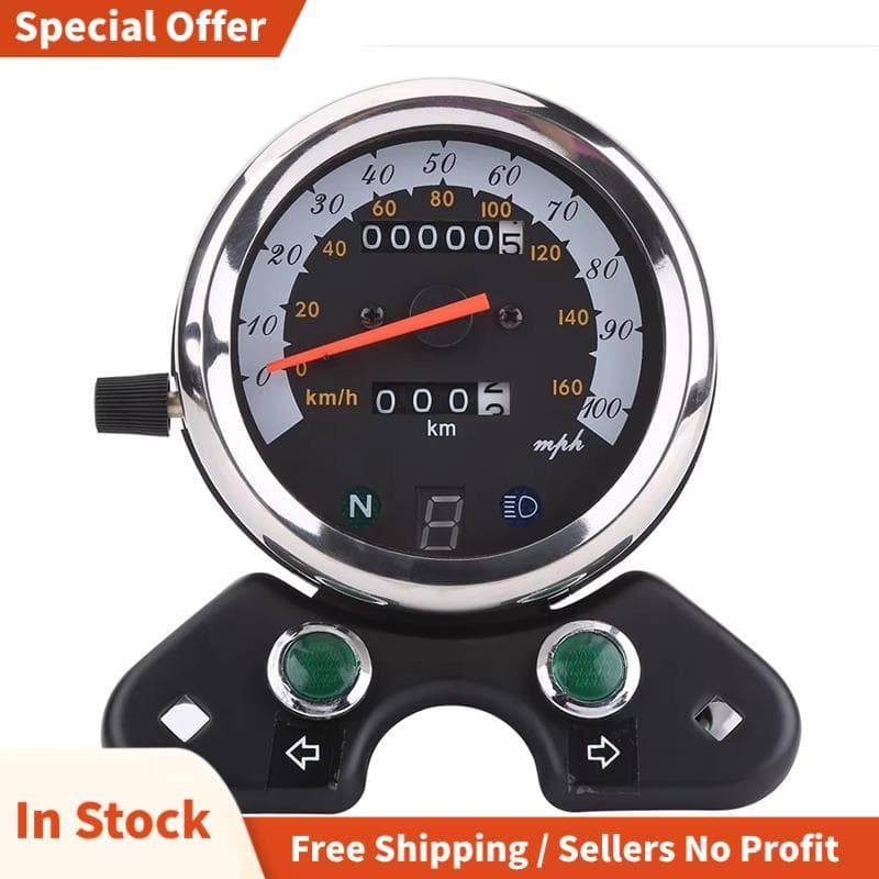 Velocímetro Medidor Instrumento Da Motocicleta GN125 Para GN125 TU250 Universal Odômetro