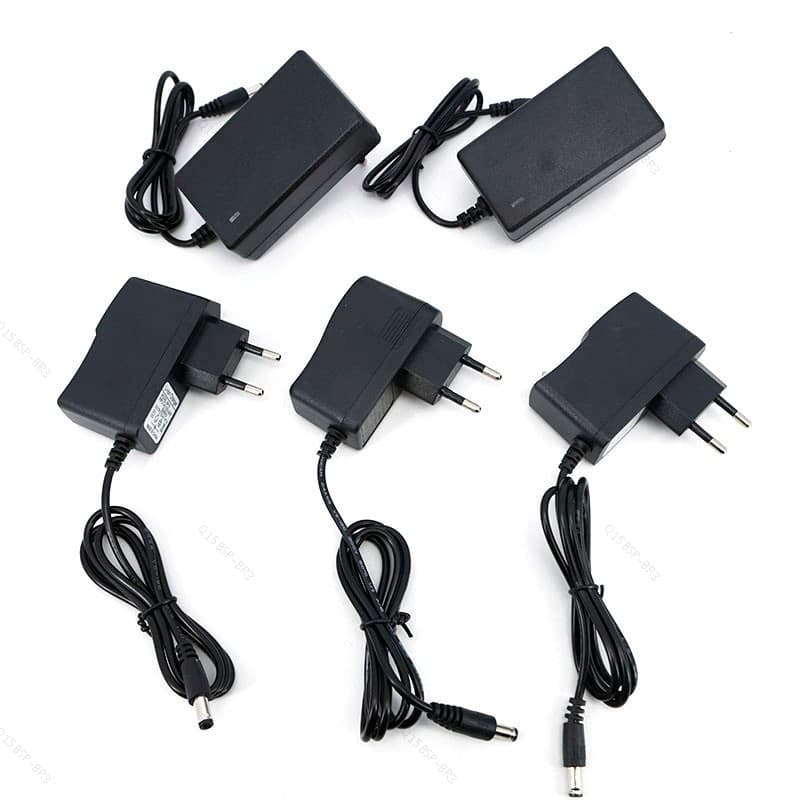 Adaptador AC Para DC 4.2v 0.5A 2A 8.4v 12.6v 16.8v 1A 2A Carregador De Fonte De Alimentação Furadeira 18650 Bateria De L
