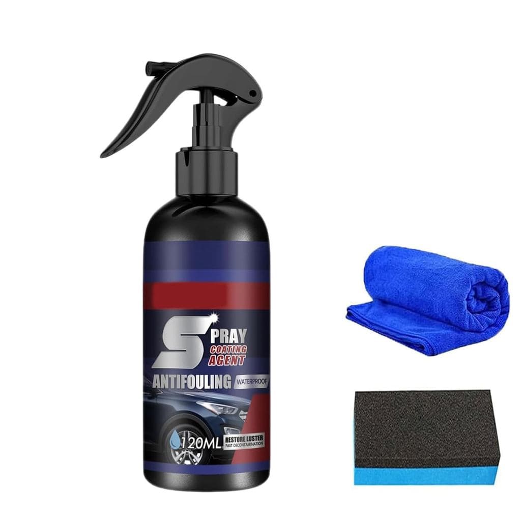 Spray de Revestimento Cerâmico 3 em 1 para Carros, Agente Multifuncional de Renovação de Revestimento, Spray de Revestim