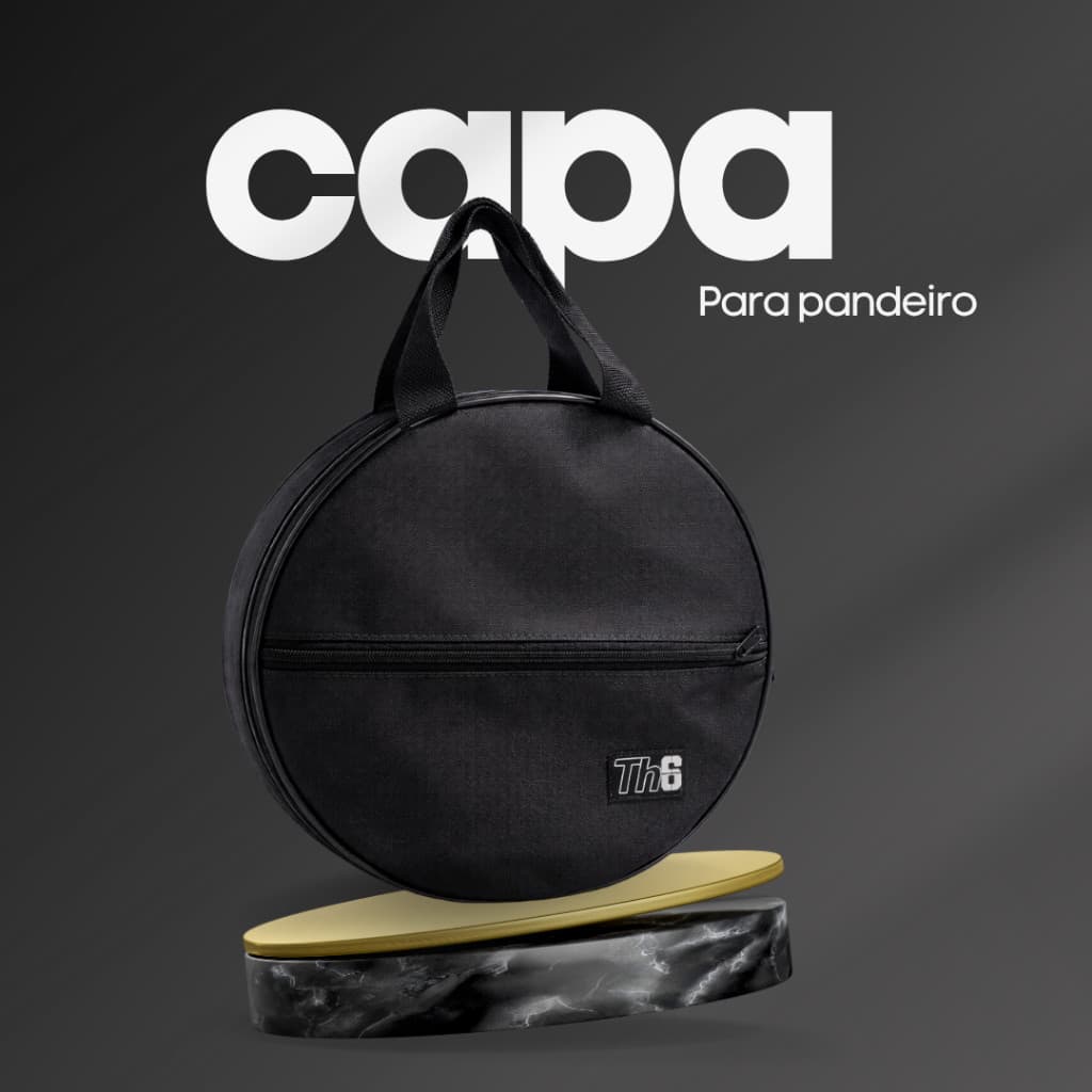 Capa de Pandeiro Acolchoada TH6 – proteção