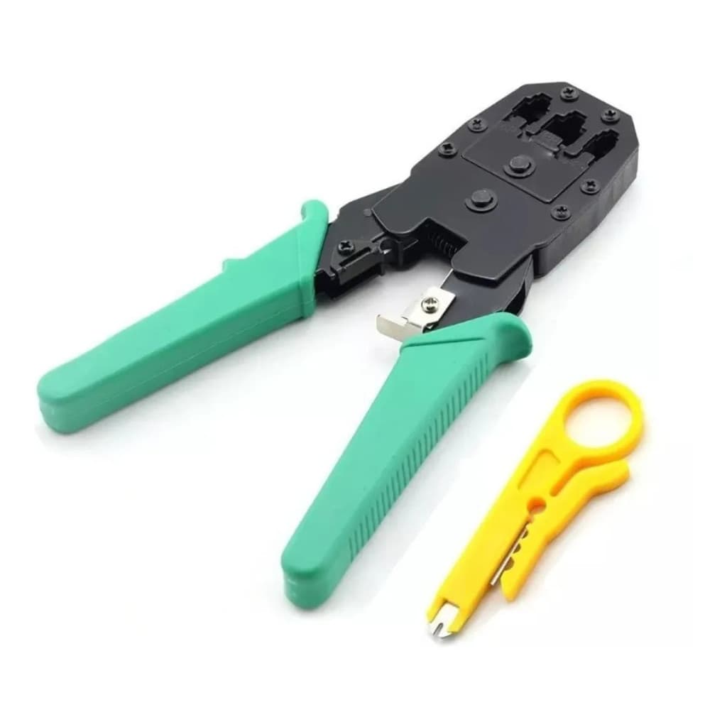 Alicate Crimpar Rj45 Rj11 Cabo De Rede Desencapador