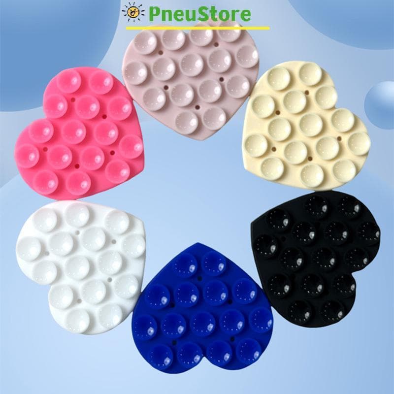 haostone Almofada De Sucção De Silicone Ba Stier Ventosa Suporte Do Telefone Copo Esteira Smartphone De Parede Fixo Para