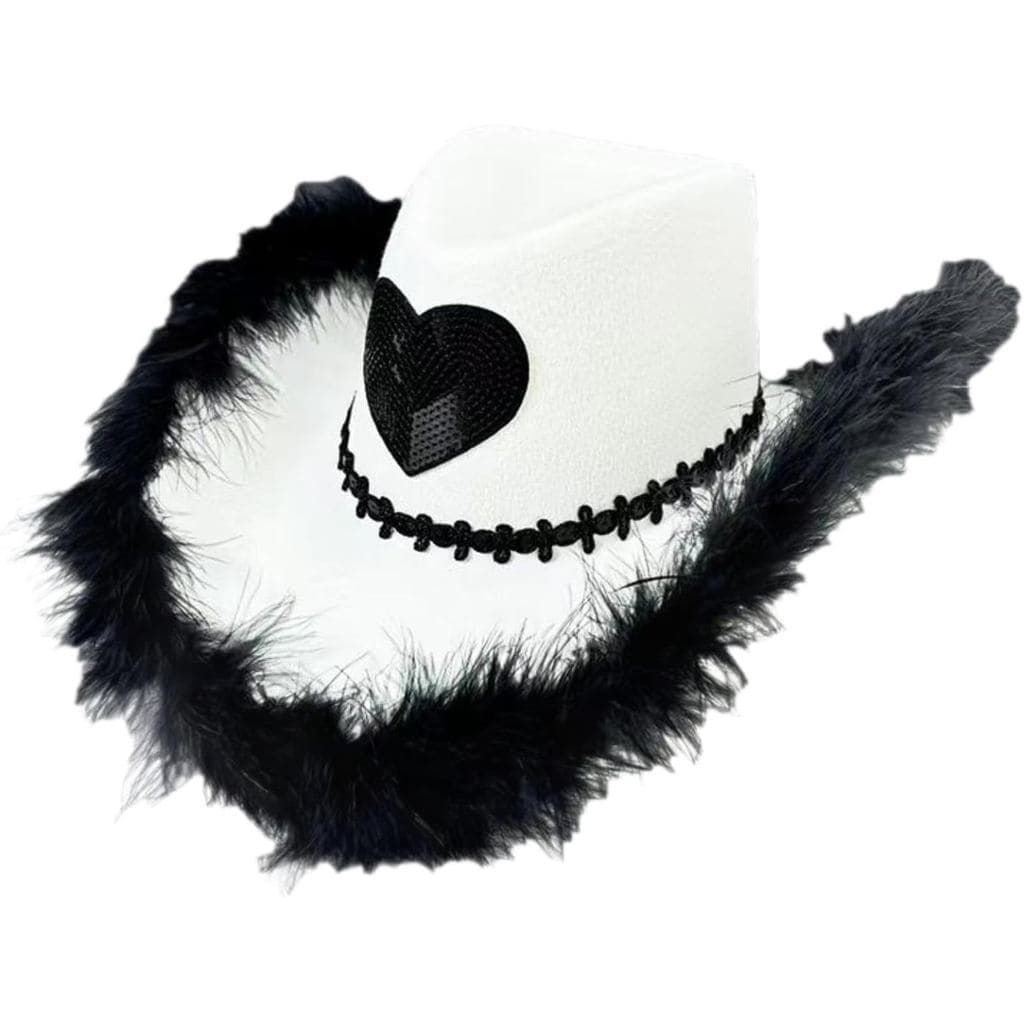 Chapéu de Cowgirl, Chapéu de Cowboy, Chapéu Confortável para Fantasia, Acessório Respirável para Festas, Concertos, Fest