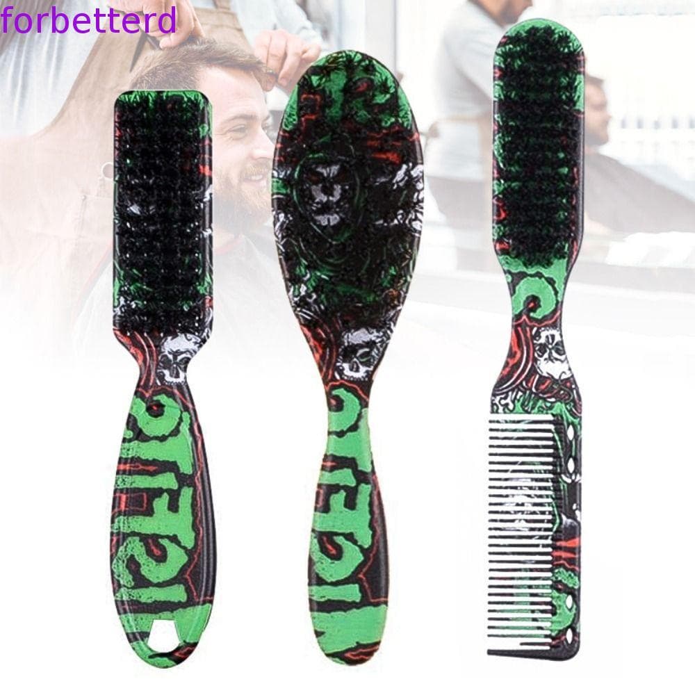 Pente De Escova De Pescoço , Salão De Barba De Barbear Profissional Dupla Face , Remoção De Cabelo Quebrado De Estilo De