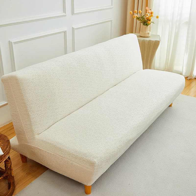 Simples sofá cama capa de sofá com tudo incluído capa completa sem apoio de braço capa completa elástica sofá cama capa