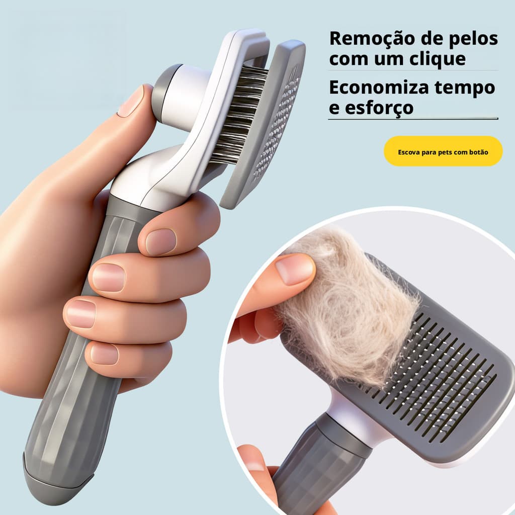 Pente de agulhas para animais de estimação, ferramenta para remover pelos soltos e nós de pelo em gatos e cães, utensíli