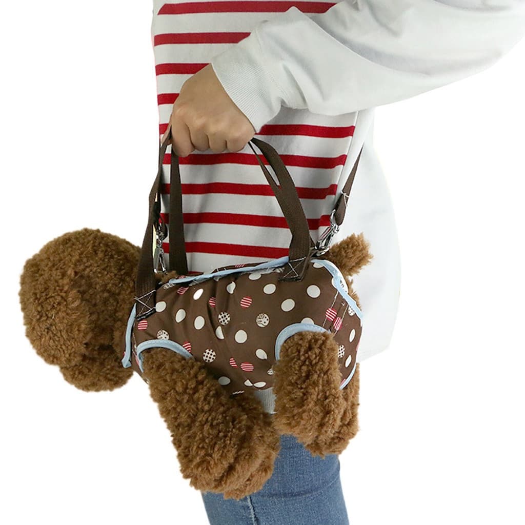 Mochila Para Cães De Estimação Gatos Viagem Ao Ar Livre Perna Respirável Saco De Mão Fora Do Ombro