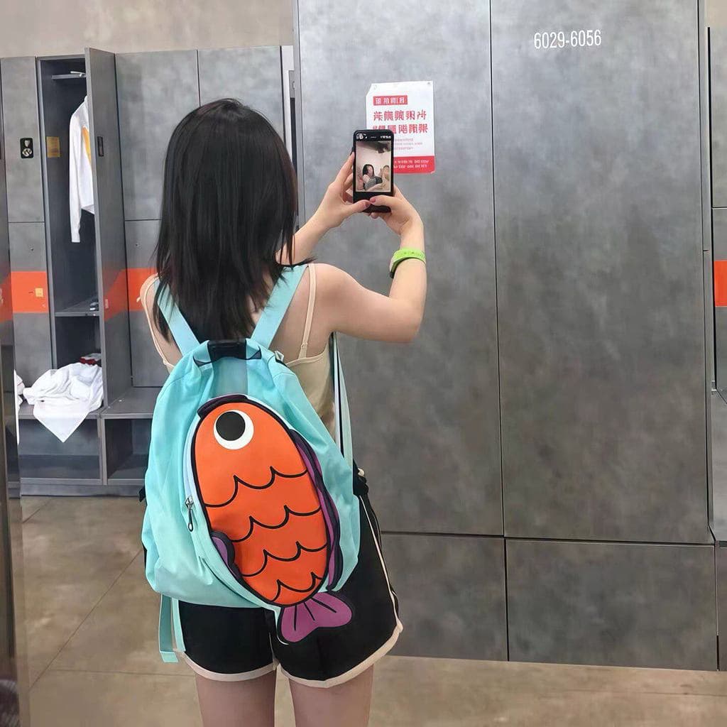 Adulto crianças saco de natação seco molhado separação beira-mar saco de armazenamento de viagem meninos meninas mochila