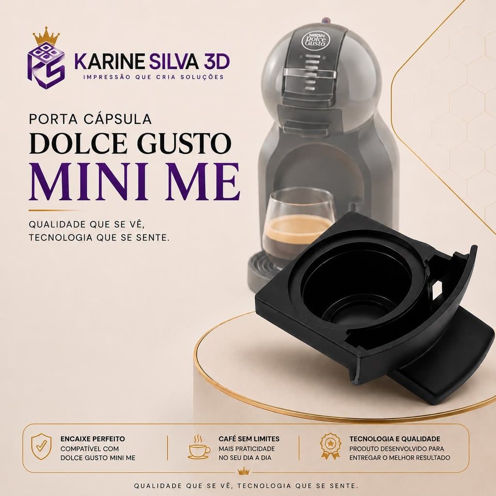 Porta Capsula Cafeteira Dolce Gusto Mini-me arno reposição DMM7 DMM0 DMM6 DMM2 DMM8
