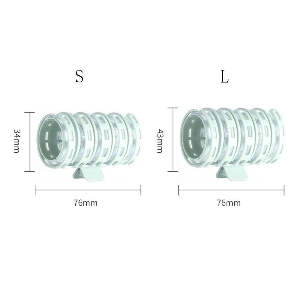 OKDEALS Ferramentas De Cabeleireiro DIY , Cachos De Cabelo Pegajosos De Plástico Verde , Modeladores Sem Calor De Nylon