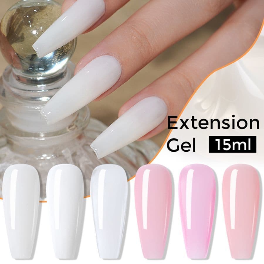 Cola de extensão indolor para manicure 15ml, modelo multifuncional, cola para fototerapia, cola suave e pegajosa para di