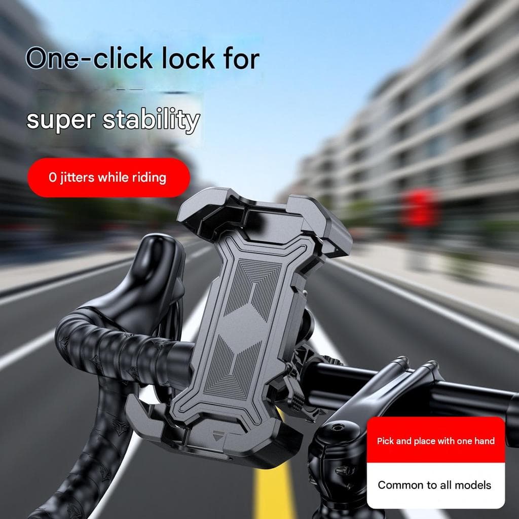 Suporte de telefone para motocicleta à prova de choque, suporte de guidão, acessórios para moto