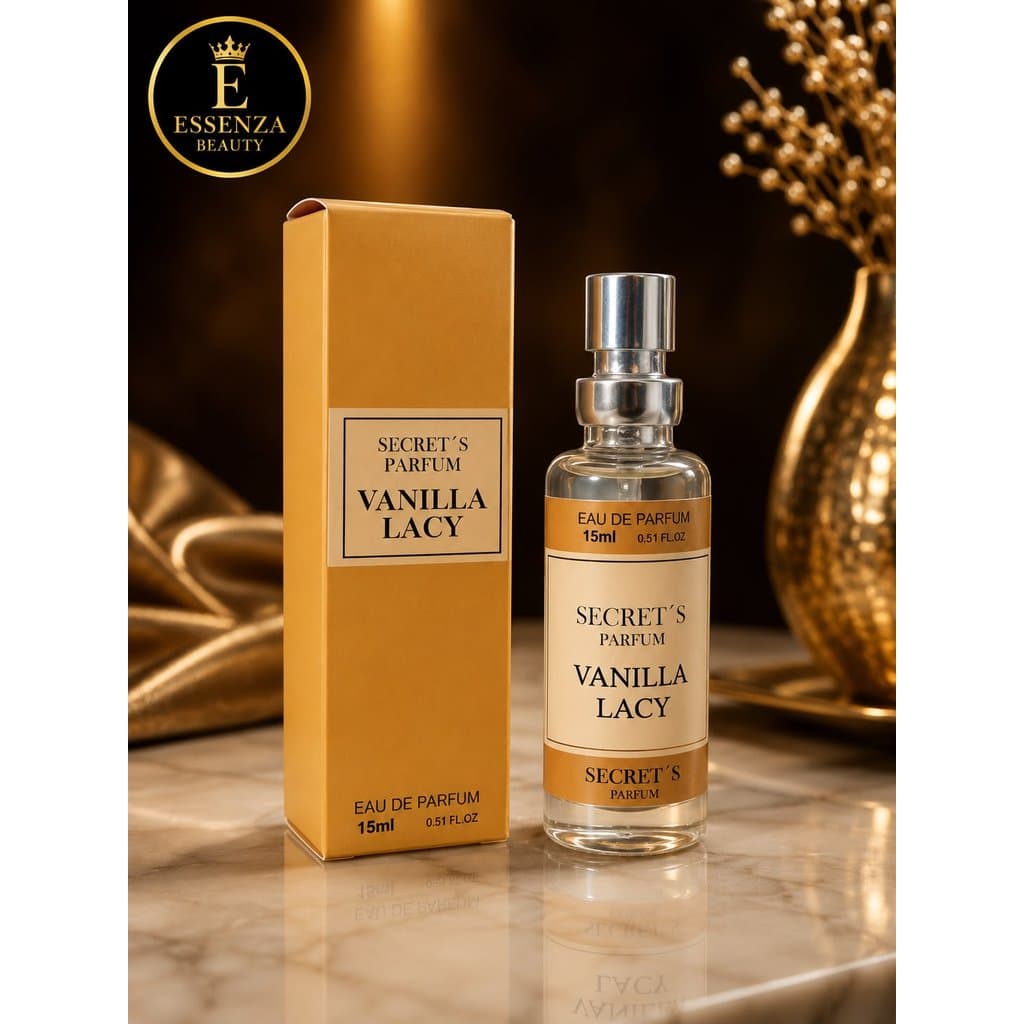 Perfume Árabe Vanilla Lacy Secret’s Parfum 15ml – Alta Fixação, Longa Duração e Fragrância Exclusiva