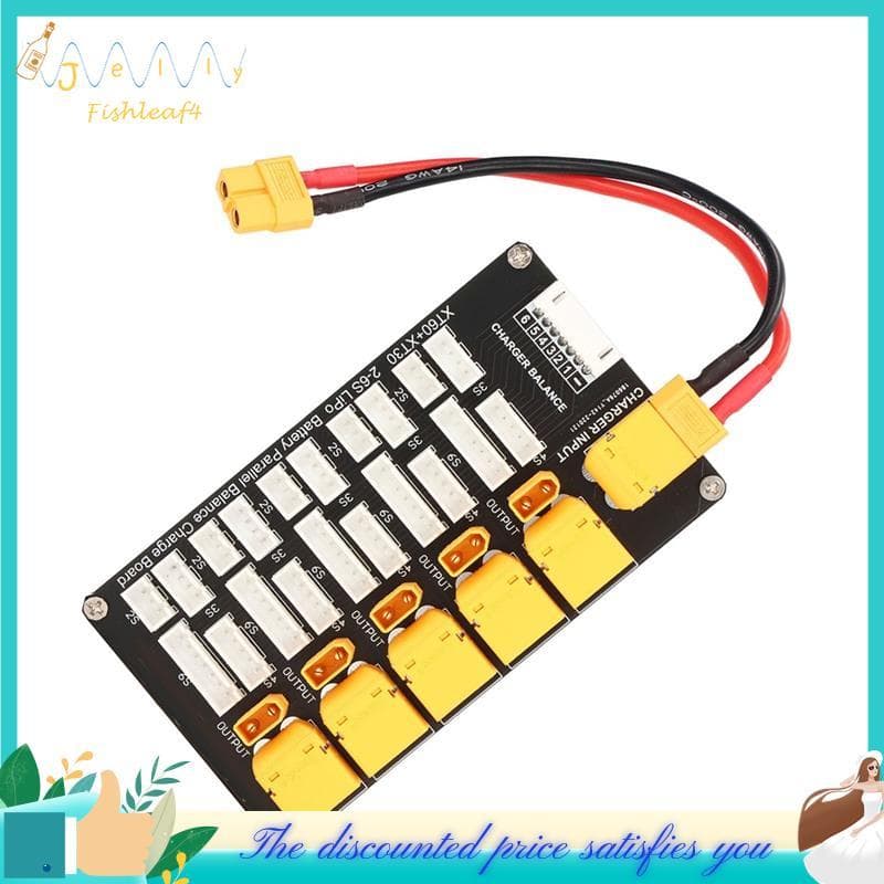 Placa De Carregamento De Bateria Lipo Paralelo XT30 Plug 2 ? Baterias De Lítio 6S Para Componentes Eletrônicos Do Carreg