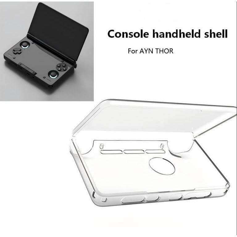 Capa Protetora Transparente De Tela Dupla Para Console De Jogos AYN Flip