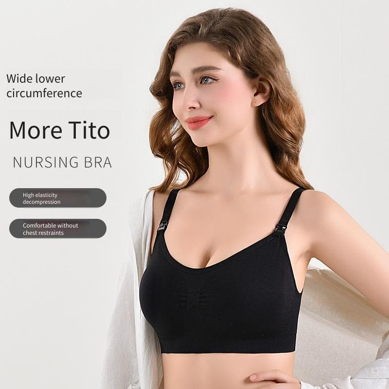 Plus Size Sutiã De Maternidade Sem Fio Frente Fixação Enfermagem Alimentação Ajustável Reunidos Peito Roupa Interior Rou
