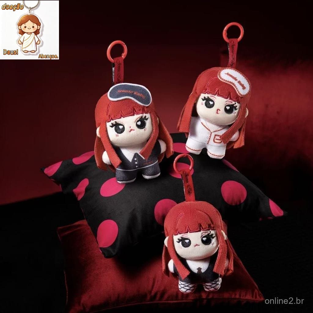 Boneca De Algodão De Propriedade Kpop Idol BP Jennie Solo 10 Cm Estrela Fofa Ao Redor