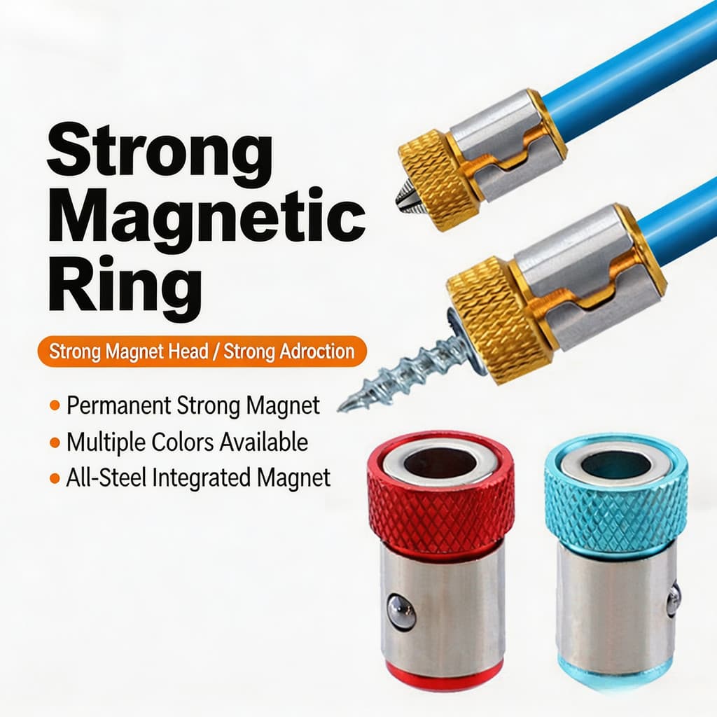Conjunto De 3 Bits Magnéticos Para Chave De Fenda Philips 6.35 Mm 1/4 " Limitador De Profundidade Antiderrapante