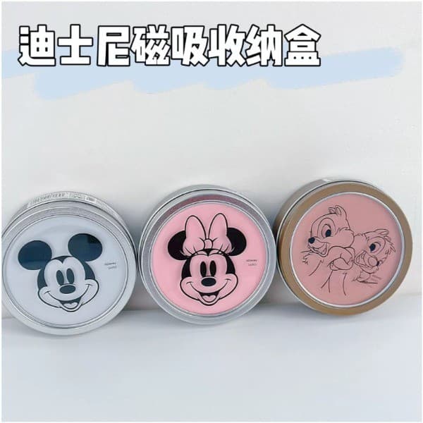[Coleção limitada] Japão Daiso Disney Magnet Geladeira Diversos Caixa transparente montada na parede Pequenos itens Orga