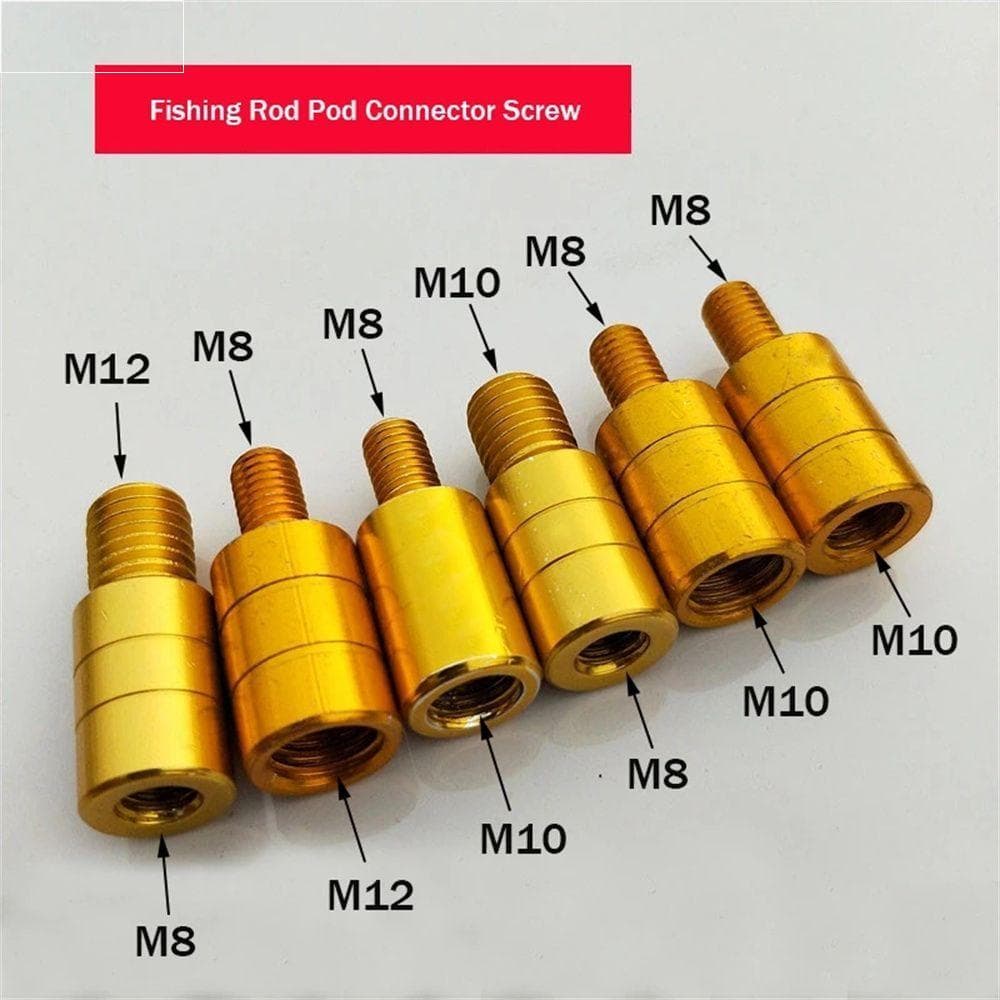 Adaptador De Rede De Pesca , Alça Pouso M8/M10/M12 8mm A 10mm , Conector De Vara
