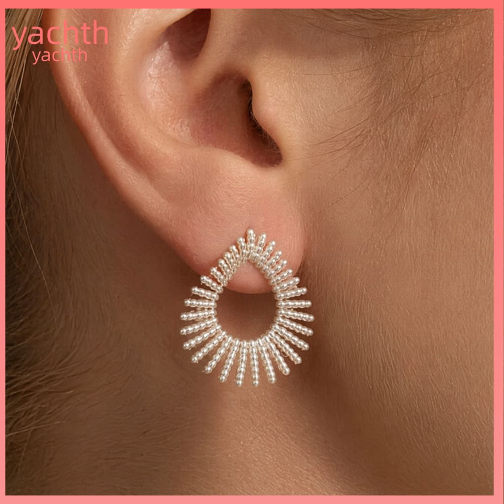 Attention to Detail Jewelry Comfortable Earrings 1 Pair Lightweight Teardrop Stud for Women Elegant Drop Gift for Wear B