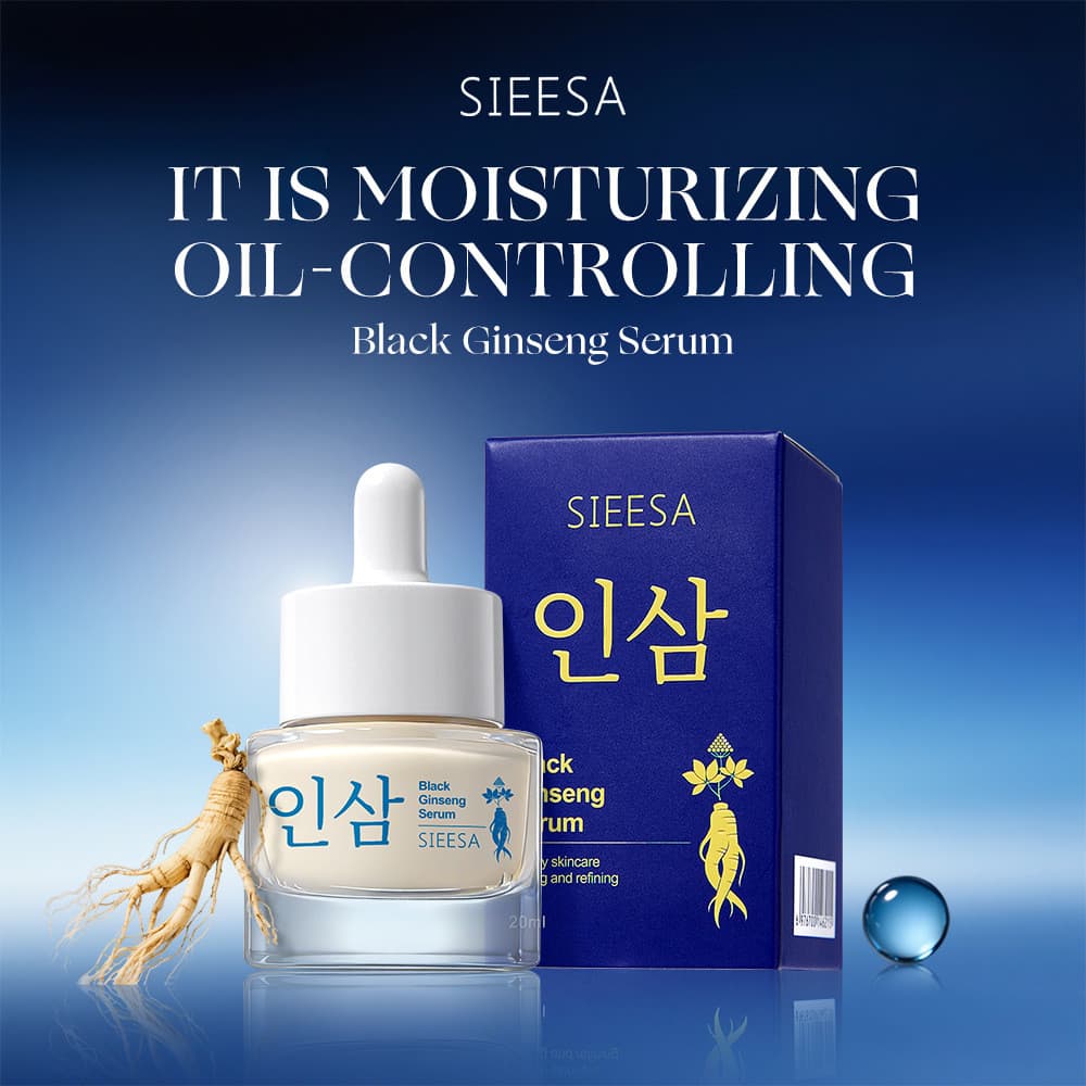 [Estoque pronto] Venda quente SIEESA Black Ginseng Essence Brightening Essence WJGQ0807