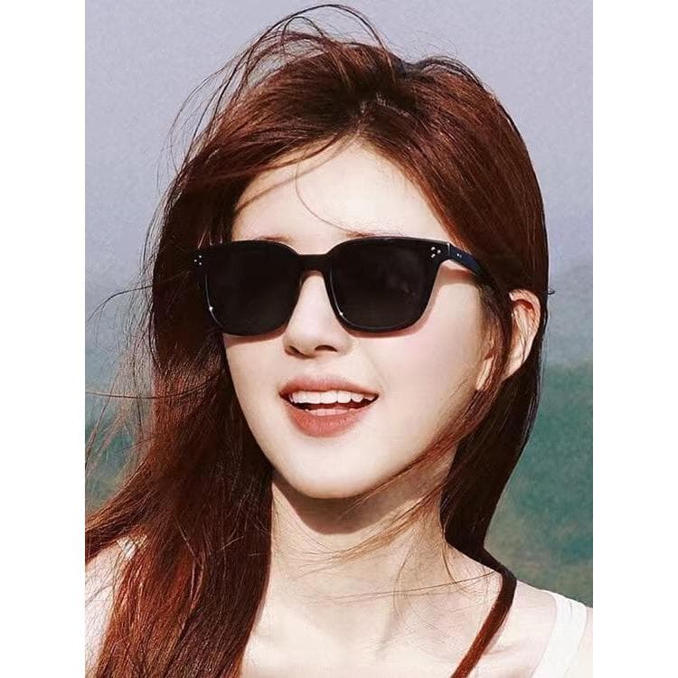 Zhao Lusi mesmo estilo GM óculos de sol feminino verão protetor solar High-End sentimento ins mais magro olhar novo esti