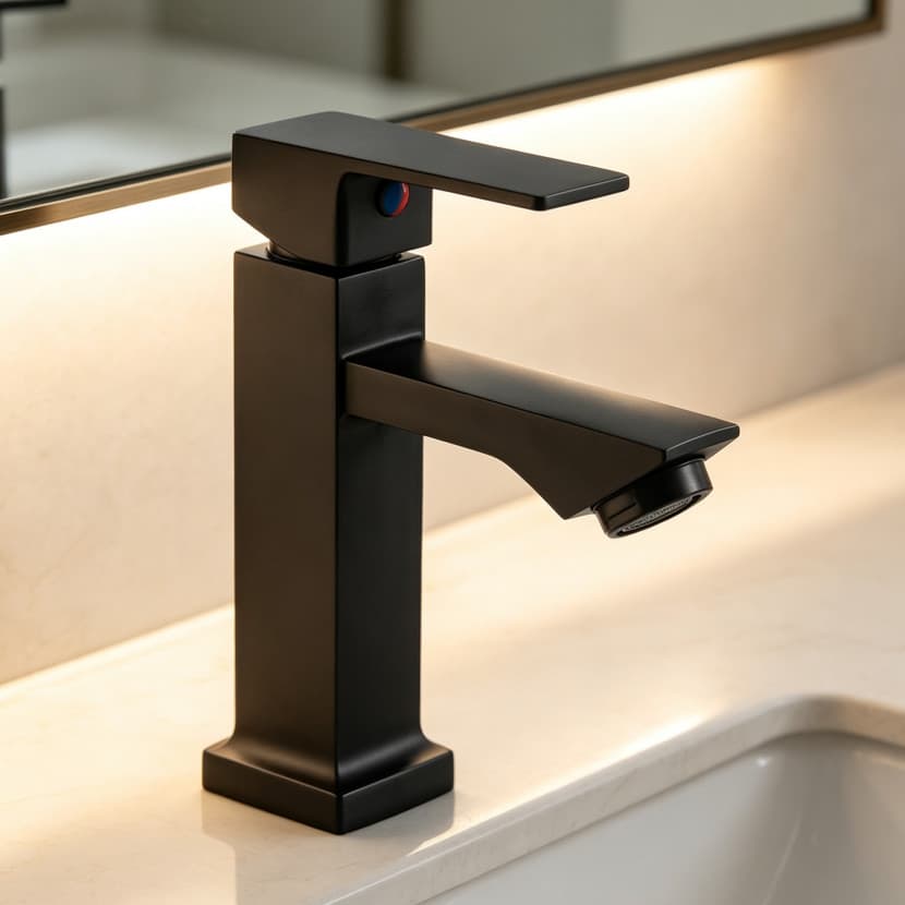 Inox Torneira banheiro Alavanca Moderna Abs Luxo 1/4 De Volta Cromo Premium Monocomando