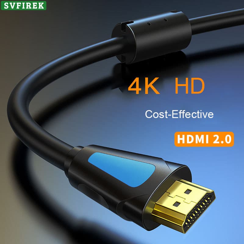 Cabo HDMI HDMI2.0 HD Suporte Arco 3D HDR 4K 60Hz Ultra Para Divisor Switch PS3/4 TV Caixa Projetor Portátil