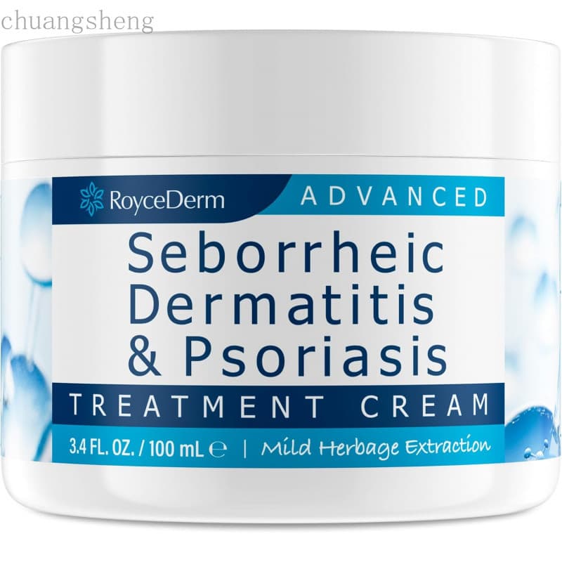 Creme para Dermatite Seborreica Roycederm, Tratamento para Couro Cabeludo com Psoríase, Couro Cabeludo Seco, Caspa, Crem
